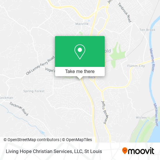 Mapa de Living Hope Christian Services, LLC
