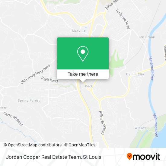 Jordan Cooper Real Estate Team map