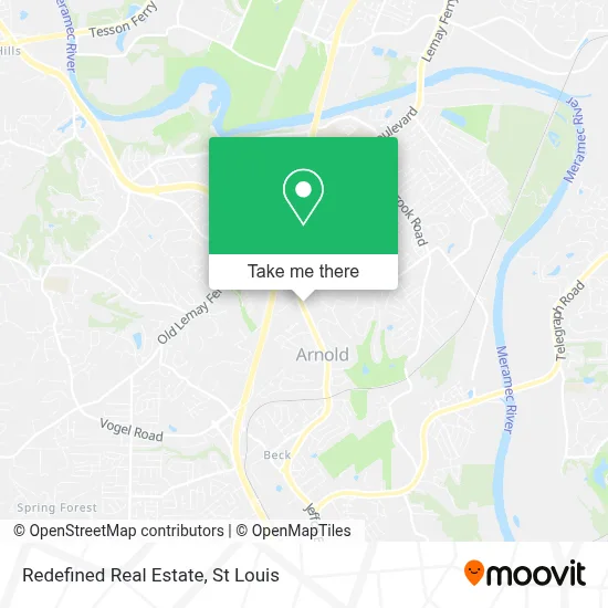 Redefined Real Estate map
