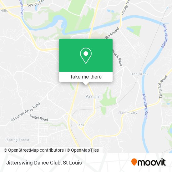 Jitterswing Dance Club map