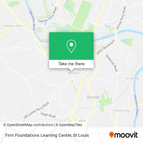 Firm Foundations Learning Center map