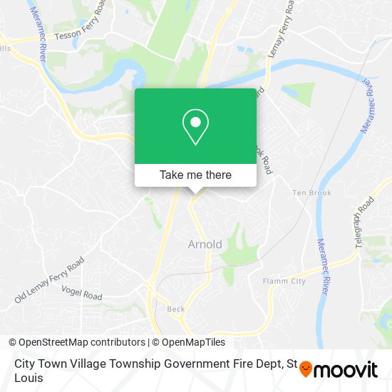 City Town Village Township Government Fire Dept map