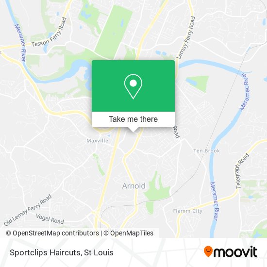 Mapa de Sportclips Haircuts