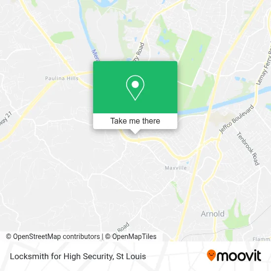 Locksmith for High Security map