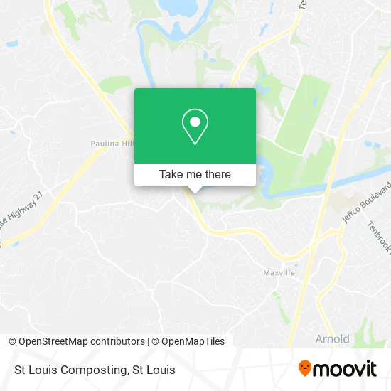 St Louis Composting map