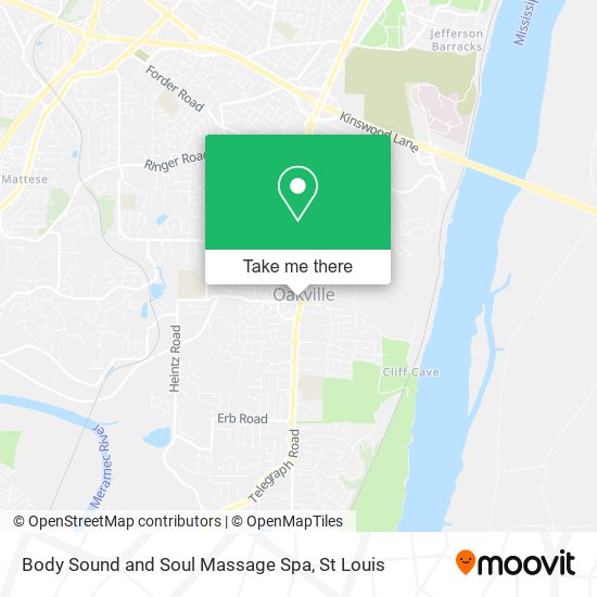 Mapa de Body Sound and Soul Massage Spa