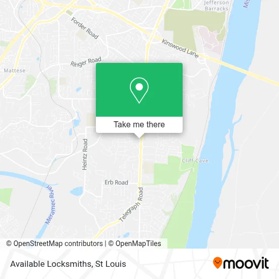 Available Locksmiths map