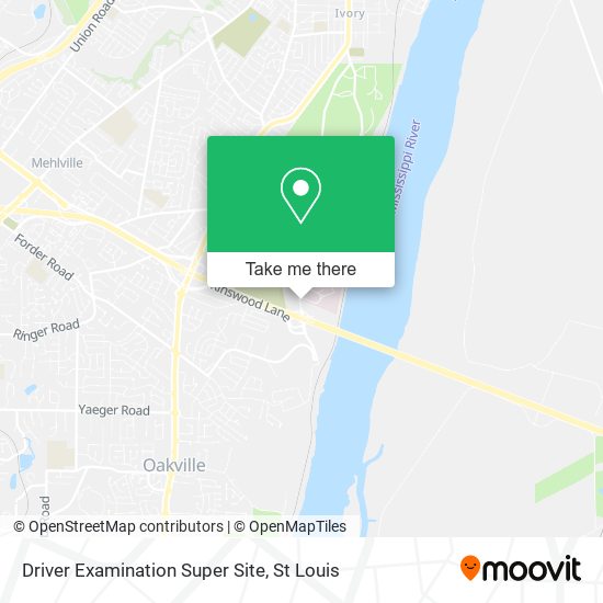 Driver Examination Super Site map