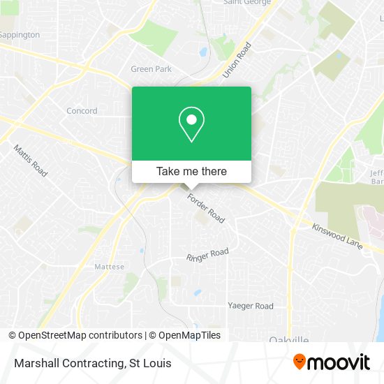 Mapa de Marshall Contracting