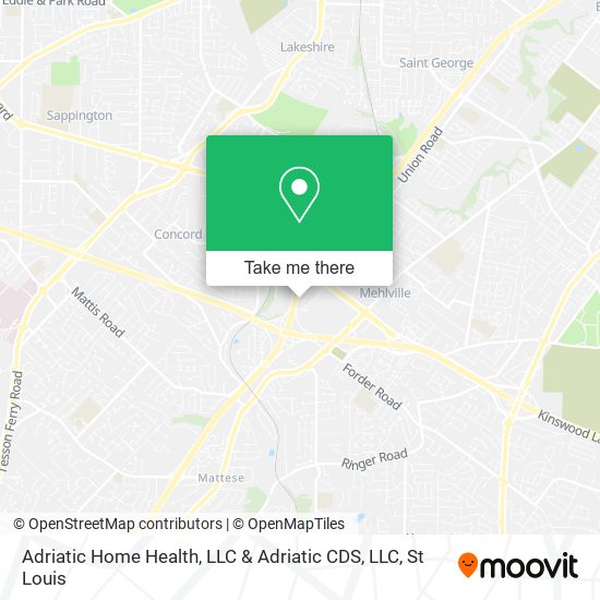 Adriatic Home Health, LLC & Adriatic CDS, LLC map