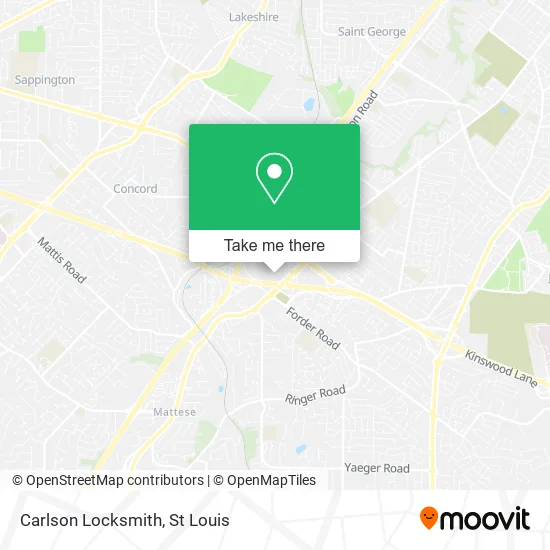 Carlson Locksmith map