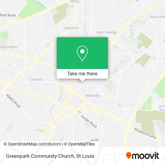 Mapa de Greenpark Community Church