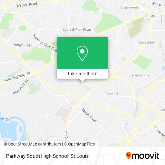 Mapa de Parkway South High School