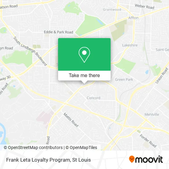 Frank Leta Loyalty Program map