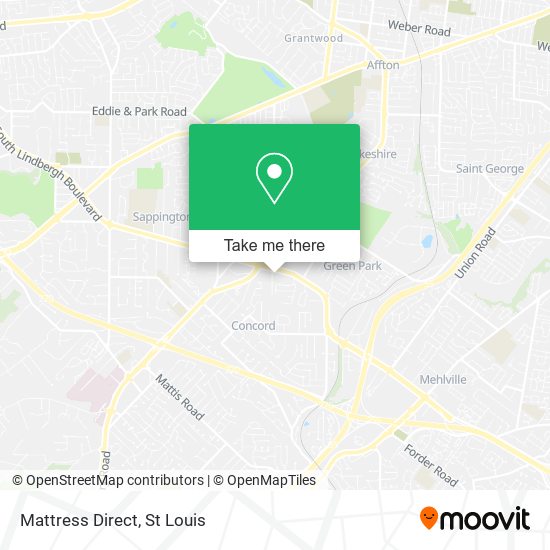 Mattress Direct map