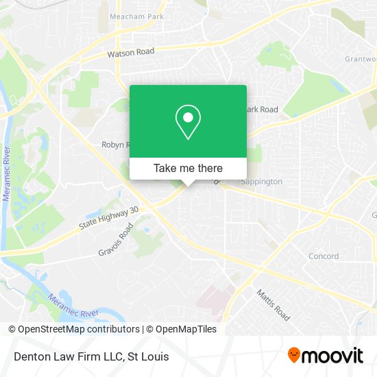 Denton Law Firm LLC map