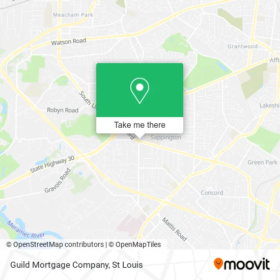 Mapa de Guild Mortgage Company