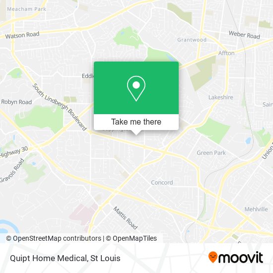 Quipt Home Medical map