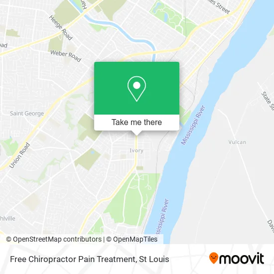 Free Chiropractor Pain Treatment map