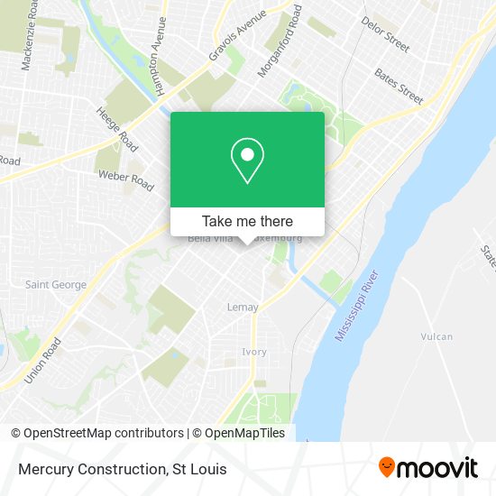 Mercury Construction map