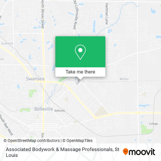 Mapa de Associated Bodywork & Massage Professionals