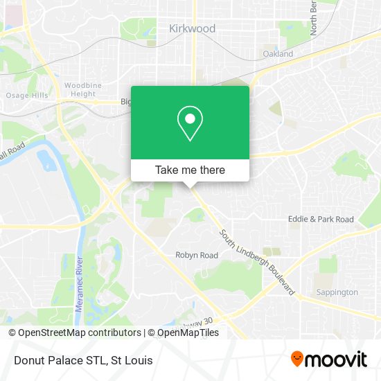 Mapa de Donut Palace STL