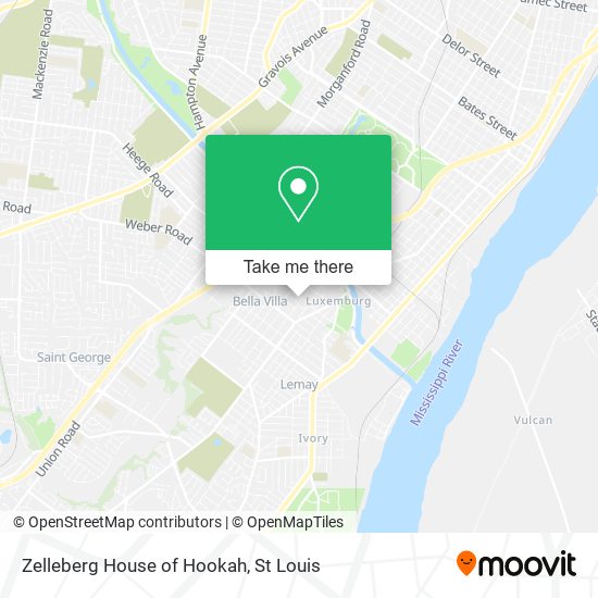 Zelleberg House of Hookah map