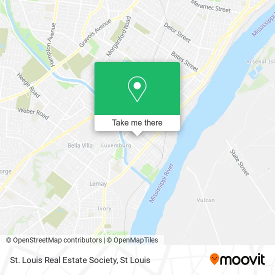 St. Louis Real Estate Society map