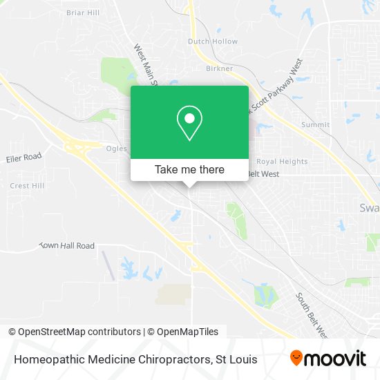 Homeopathic Medicine Chiropractors map