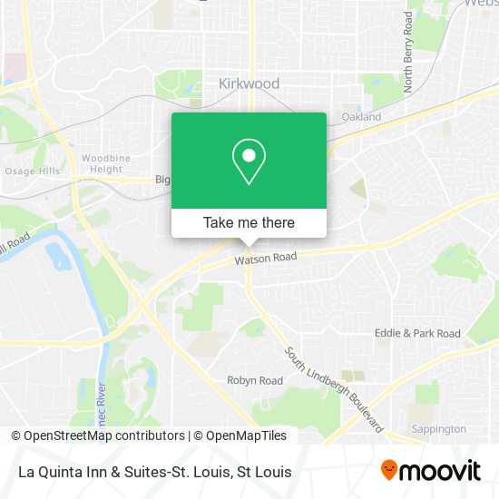 La Quinta Inn & Suites-St. Louis map
