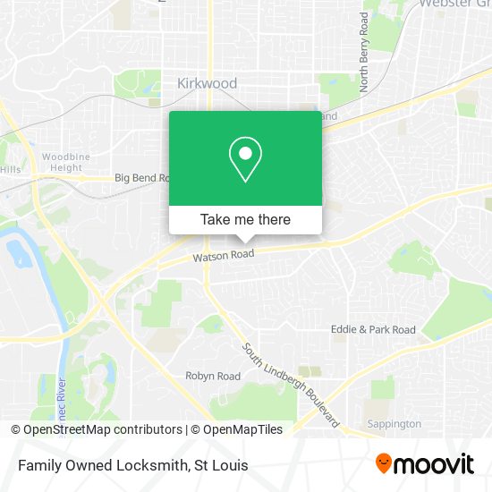 Family Owned Locksmith map
