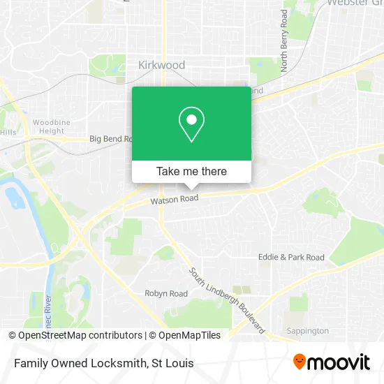 Family Owned Locksmith map