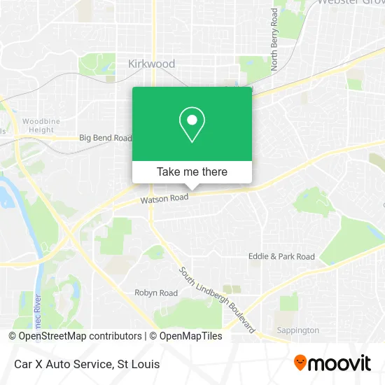 Car X Auto Service map