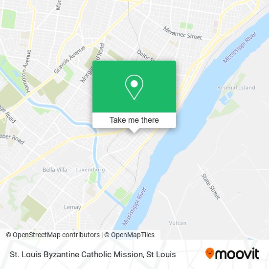 Mapa de St. Louis Byzantine Catholic Mission