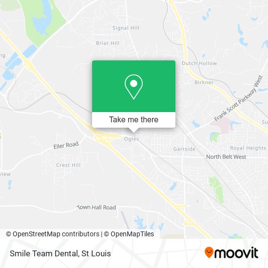 Mapa de Smile Team Dental
