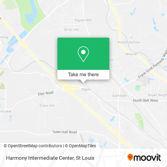 Harmony Intermediate Center map