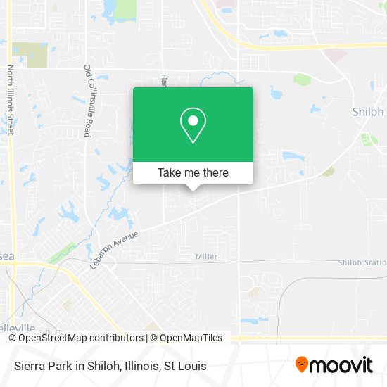 Mapa de Sierra Park in Shiloh, Illinois