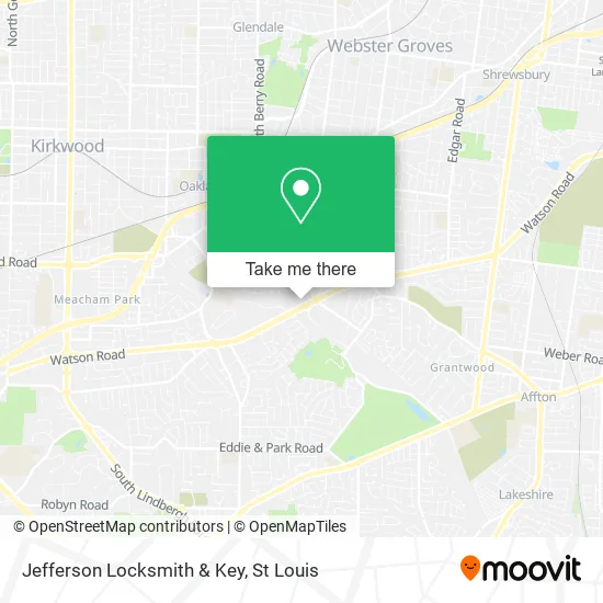 Jefferson Locksmith & Key map