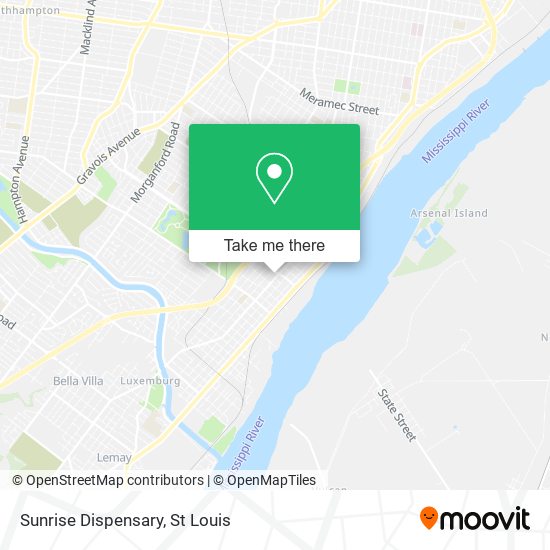 Sunrise Dispensary map