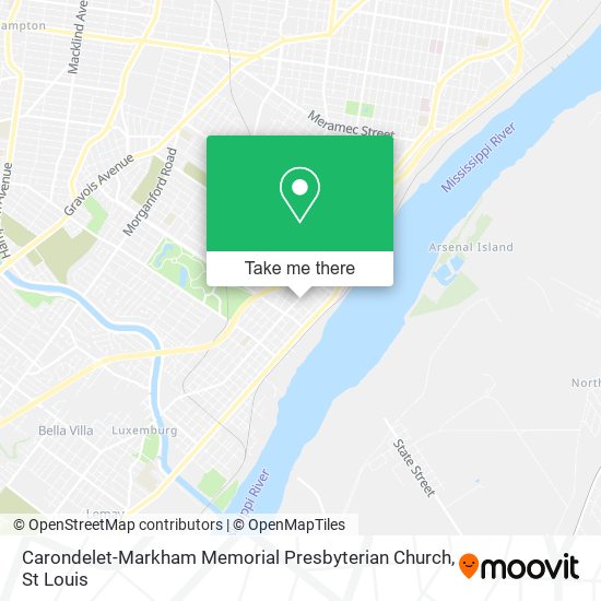 Mapa de Carondelet-Markham Memorial Presbyterian Church