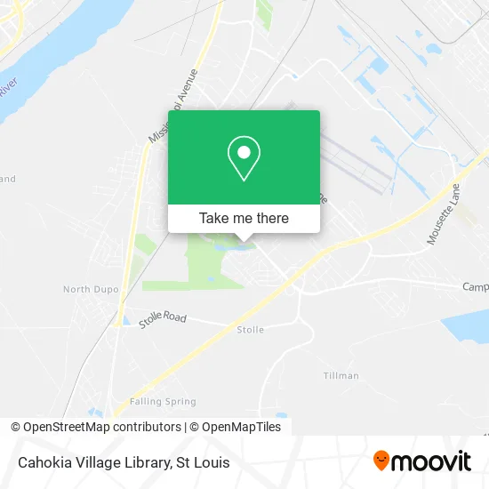 Cahokia Village Library map