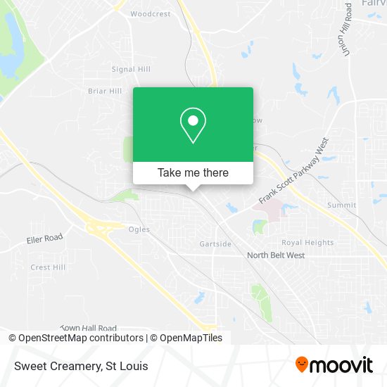 Mapa de Sweet Creamery