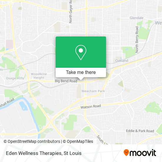 Eden Wellness Therapies map