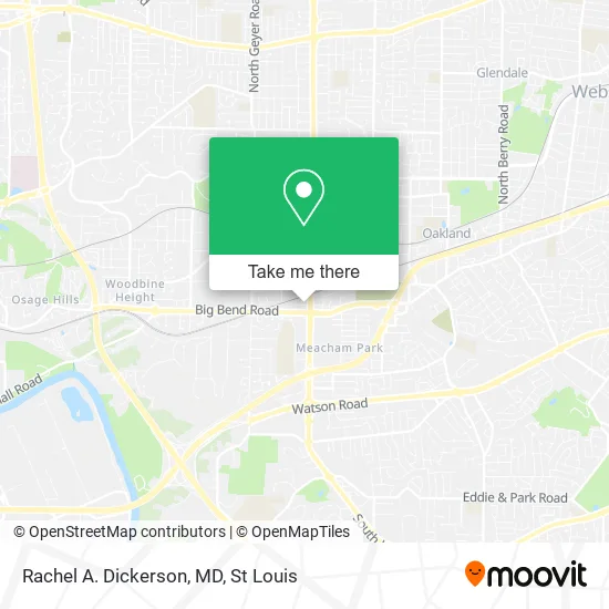 Mapa de Rachel A. Dickerson, MD