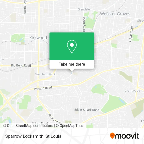 Sparrow Locksmith map