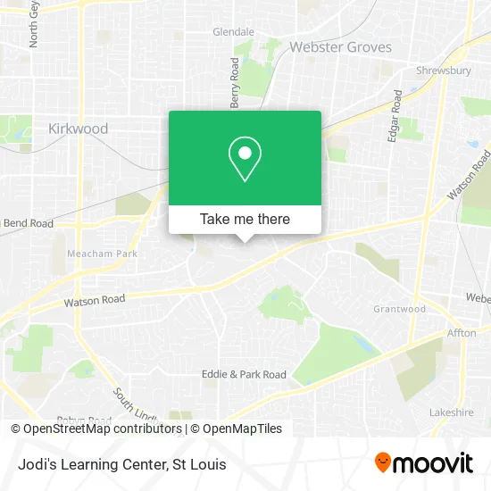 Jodi's Learning Center map