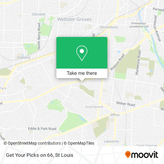 Mapa de Get Your Picks on 66