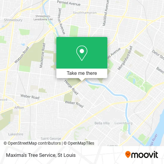 Maxima's Tree Service map