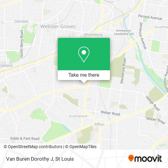 Van Buren Dorothy J map