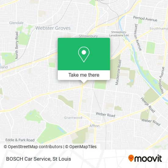 BOSCH Car Service map
